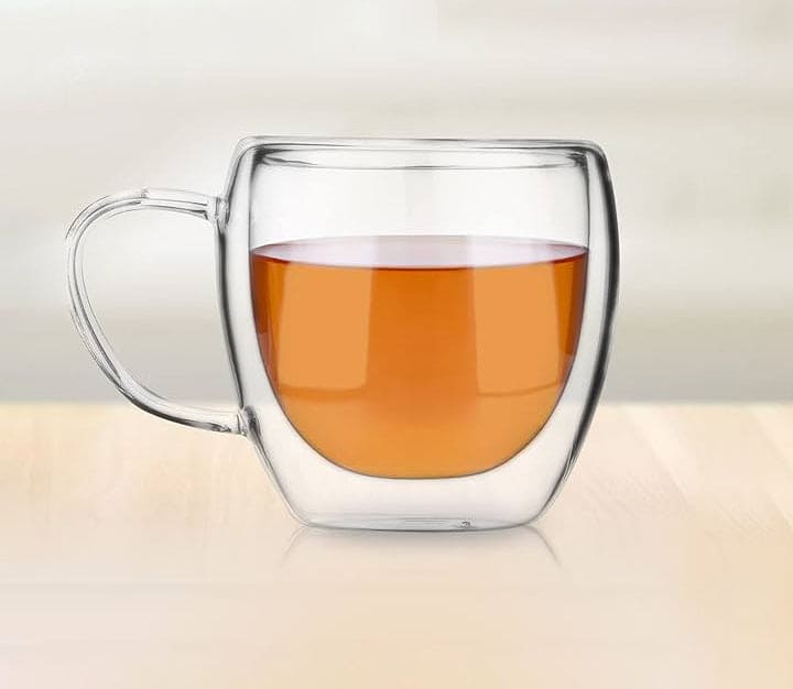 Double Wall Glass Teacup