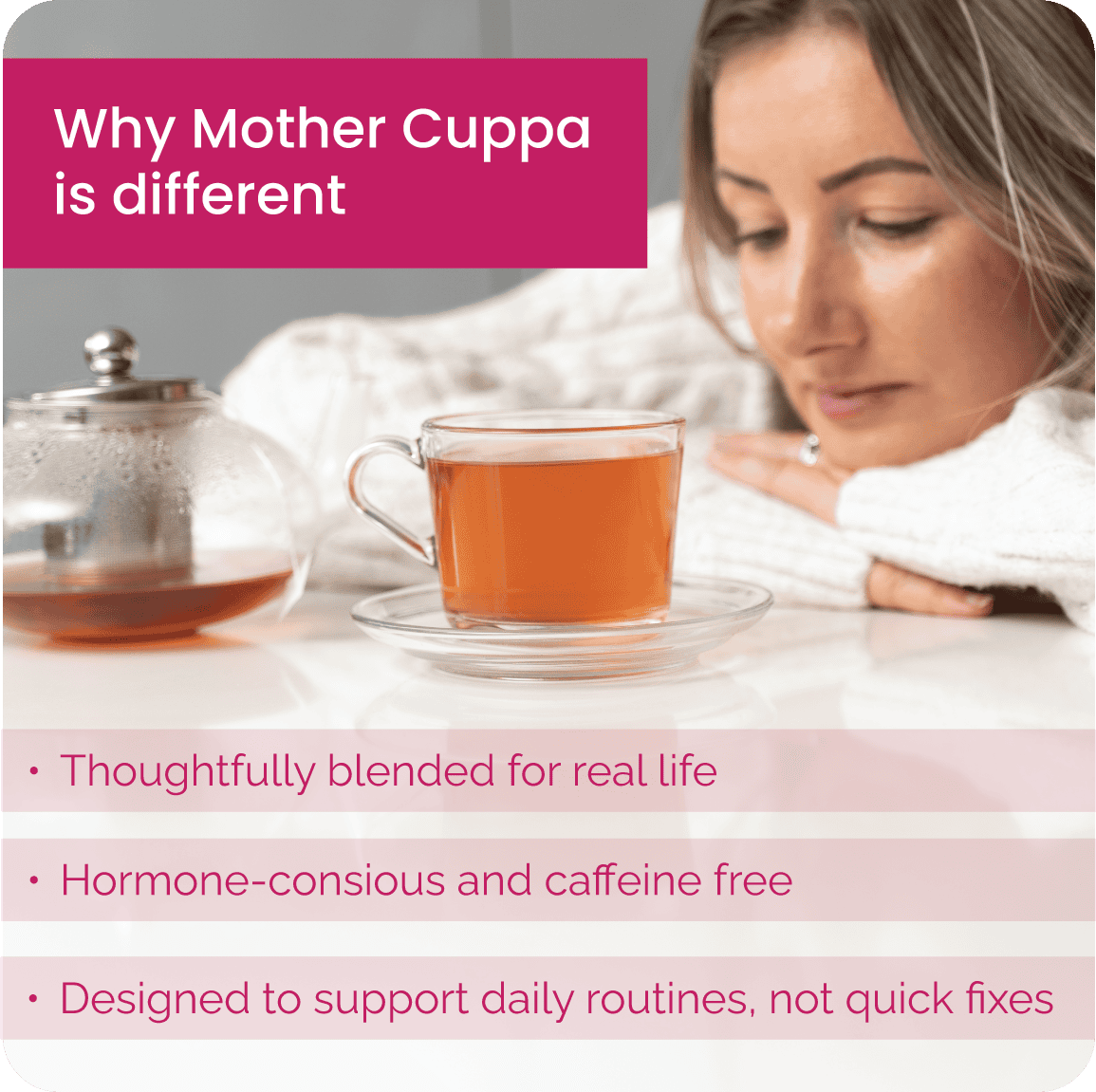 Buy Energising Herbal Tea for Women | Mother Cuppa Tea