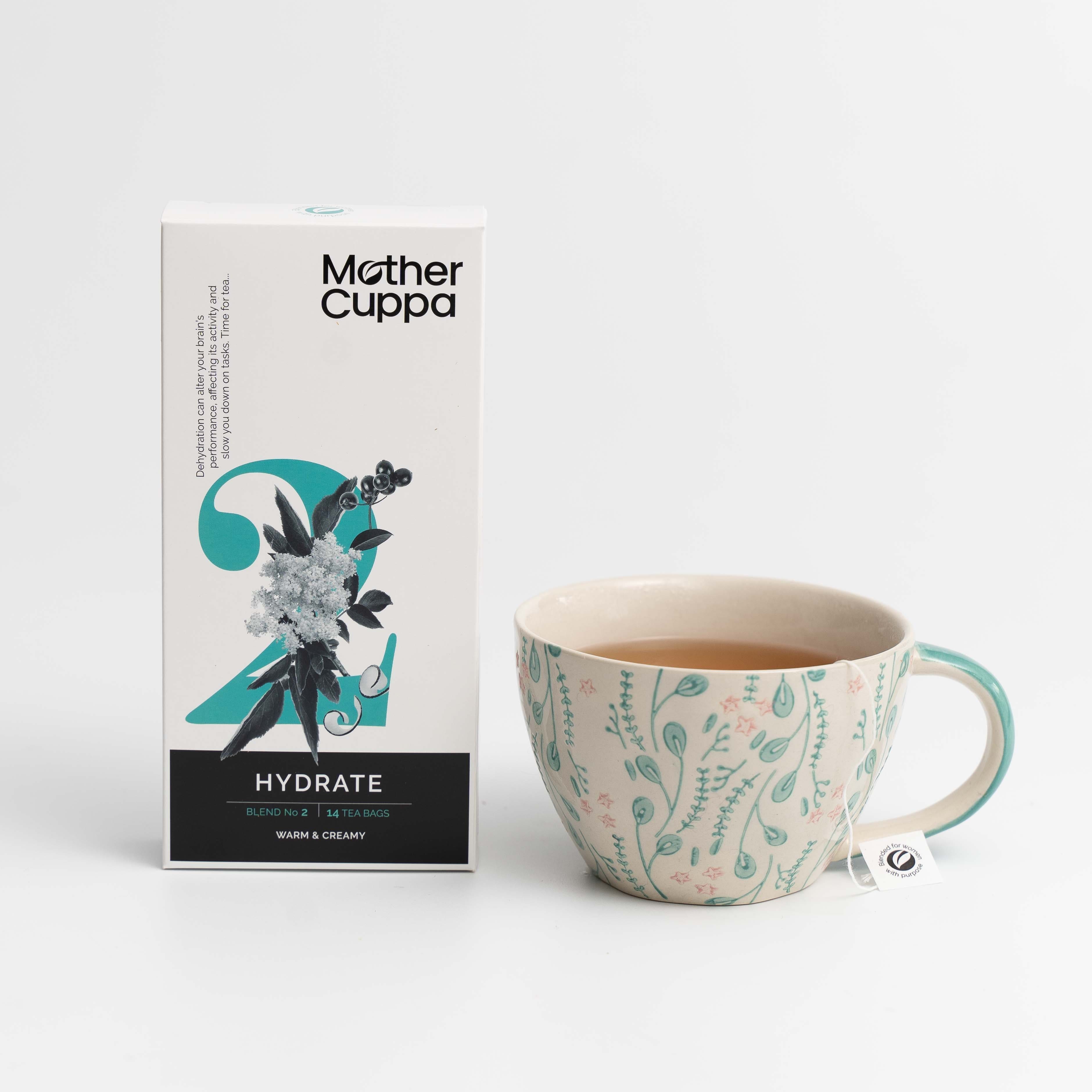 Cuffa Tea Buy Online Hydrate Herbal Tea for Women | Mother Cuppa Tea