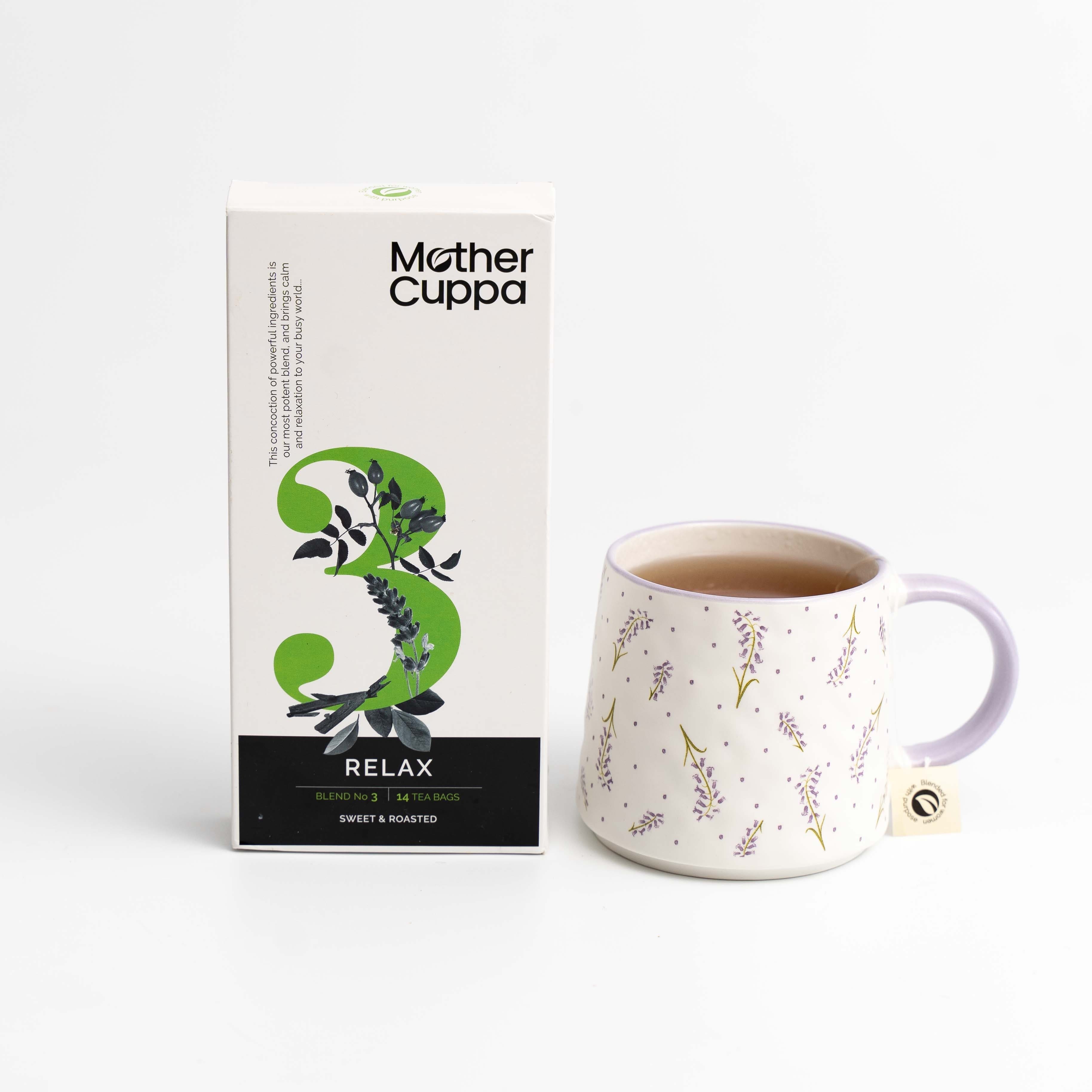 Cuffa Tea Buy Online Relaxing herbal tea for Women at Mother Cuppa Tea
